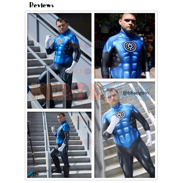 Blue Lantern Corps 3D Printed Blue Lantern Costume No Eyemask Blue Lantern Corps 3D Printed Blue Lantern Costume No Eyemask